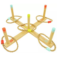 wooden ring toss game