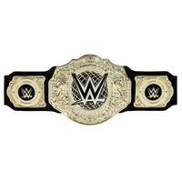 wwe gold belt displayed
