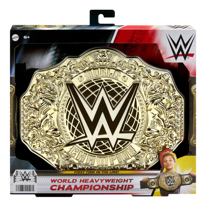 wwe gold belt in packaging 