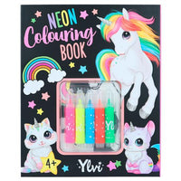 neon colouring book 
