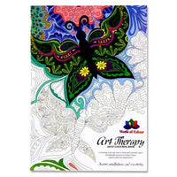 cover of adult colouring book 