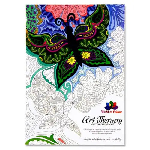 cover of adult colouring book 