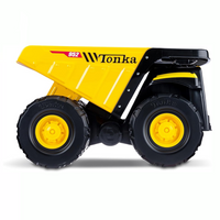 Durable steel Tonka dump truck toy close-up