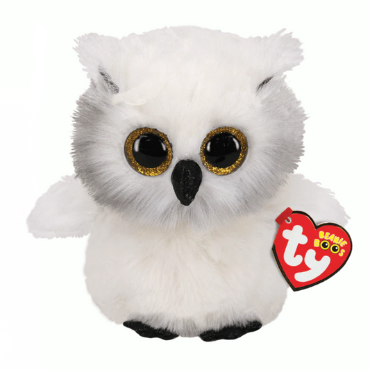 Beanie Boos Austin White Owl Medium