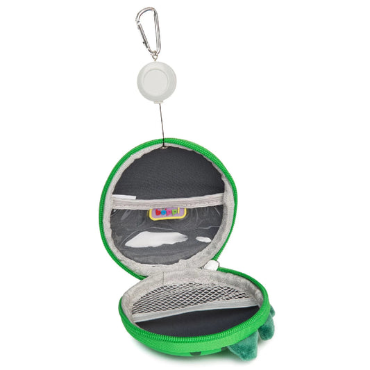 Inside the Boppi Tiny Trekker Keychain Dinosaur Pouch 
