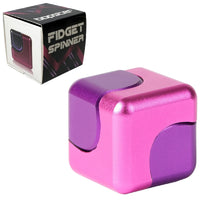 Bopster Fidget Spinner Cube Pink & Purple packaging