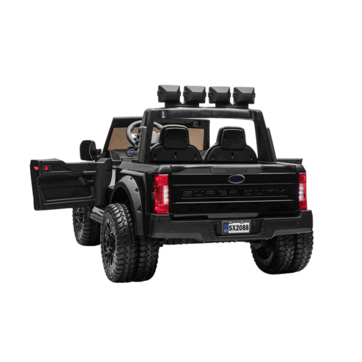 Ford Super Duty F450 24V Electric Ride On Truck Black