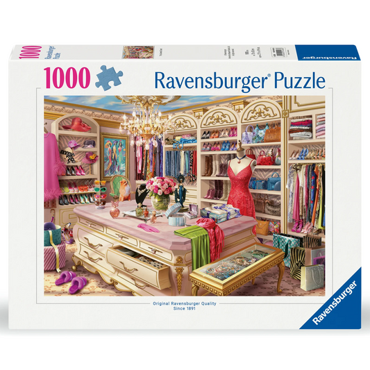 Ravensburger The Coveted Closet Jigsaw puzzle 1000pc