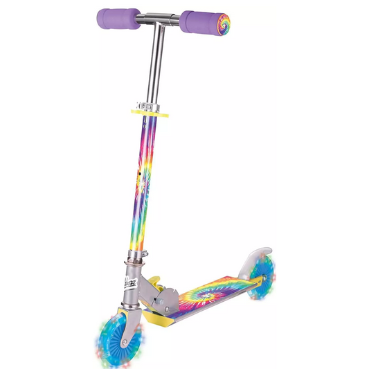 Tie Dye Scooter Flashing Wheels