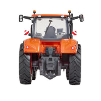 Front angled view of the Kubota M7-154 die-cast toy tractor with authentic styling on a white background.