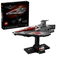 LEGO Star Wars 75404 Acclamator-Class Assault Ship™ set displayed with nameplate.
