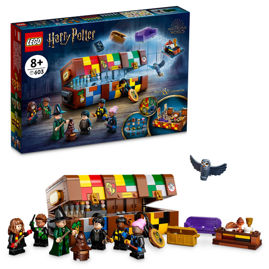 LEGO 76399 featuring Harry Potter characters and magical accessories