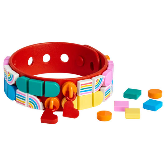 LEGO 41953 Rainbow Bracelet with Charms – Colorful DIY jewelry set.