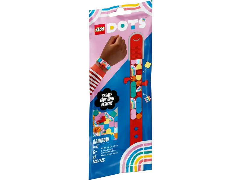 LEGO DOTS Rainbow Bracelet set – perfect gift for creative kids.