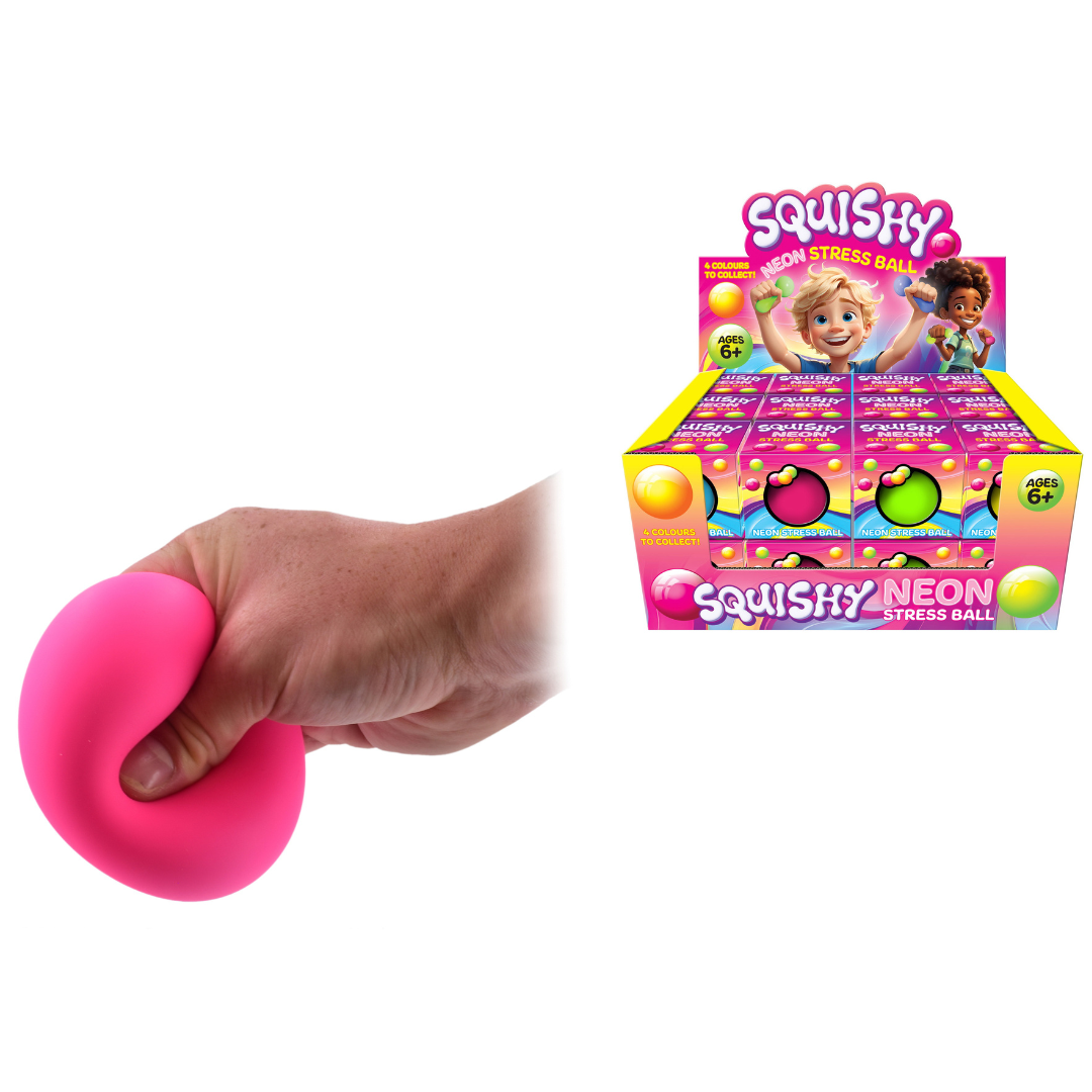 Squishy Neon Stress Ball Assorted