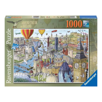 Ravensburger Around The UK &amp; Ireland 1000 Pc Jigsaw Puzzle