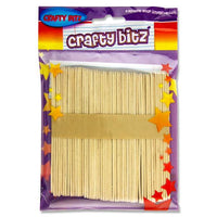 Crafty Bitz Lollipop Sticks Natural