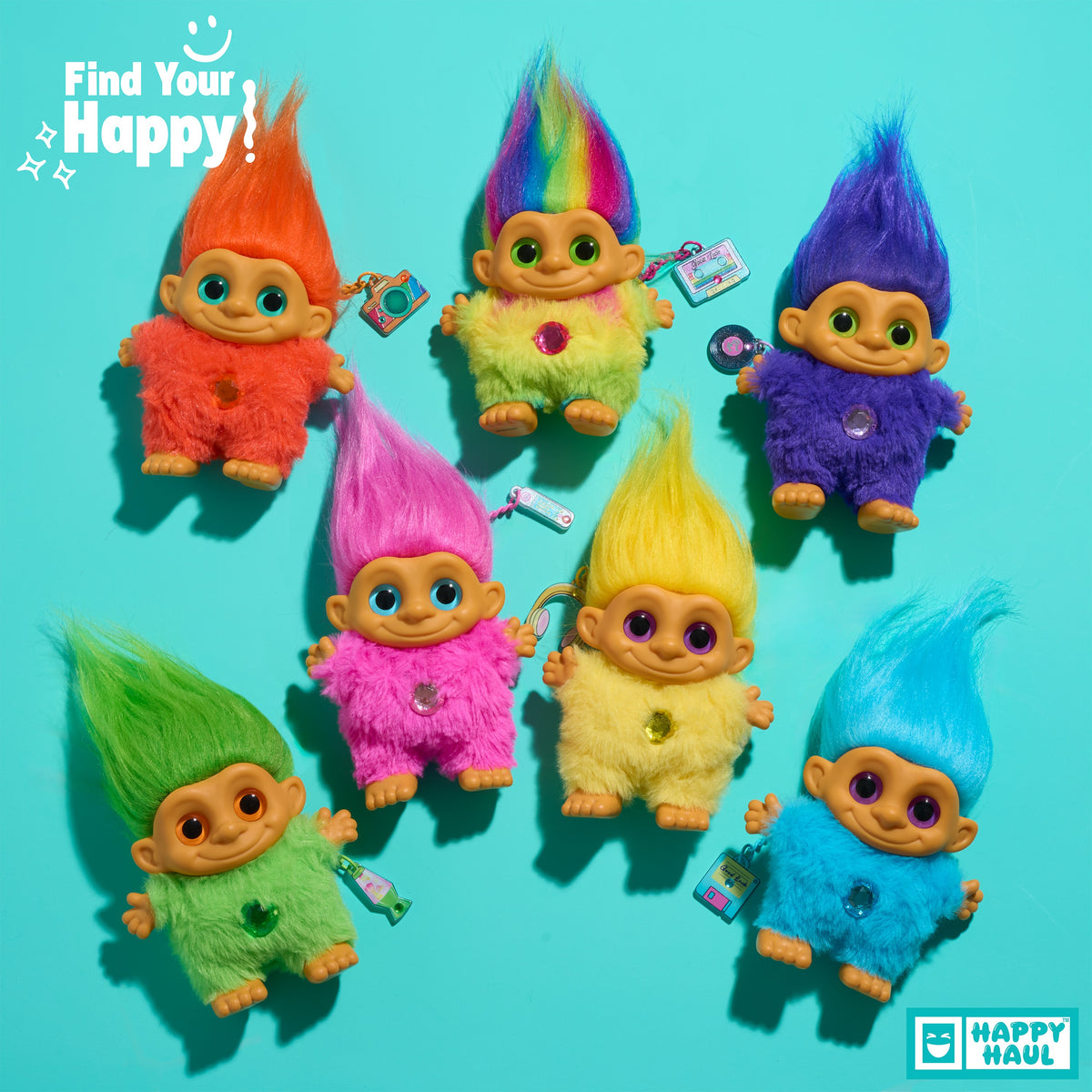 Happy Haul Good Luck Trolls vinyl plush clip-on blind box – view 4