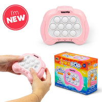 Time Pop Light Up Push Popper Game Pink