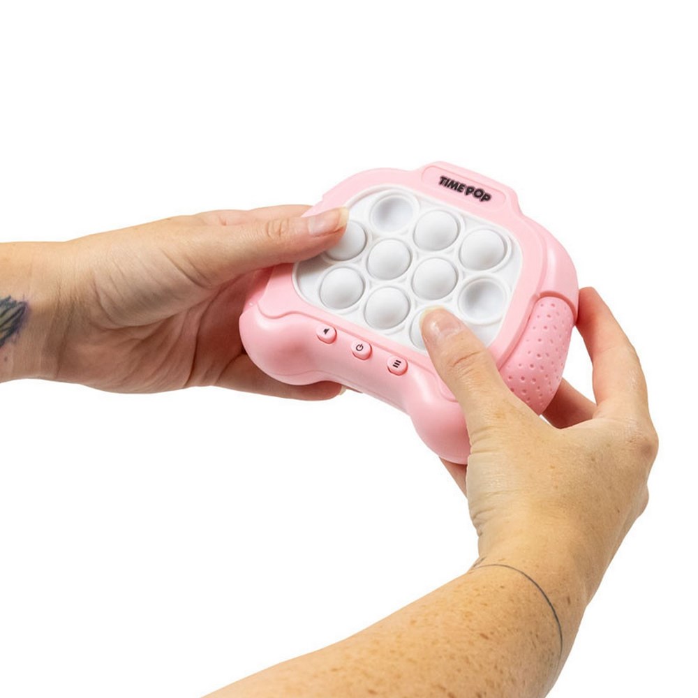 Time Pop Light Up Push Popper Game Pink