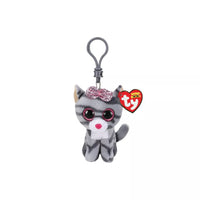 TY 35043 Beanie Boo's Clip Grey Cat Kiki