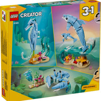 Toys at Foys - LEGO Creator 3in1 31385 Sea Animals: Beautiful Dolphins - box back