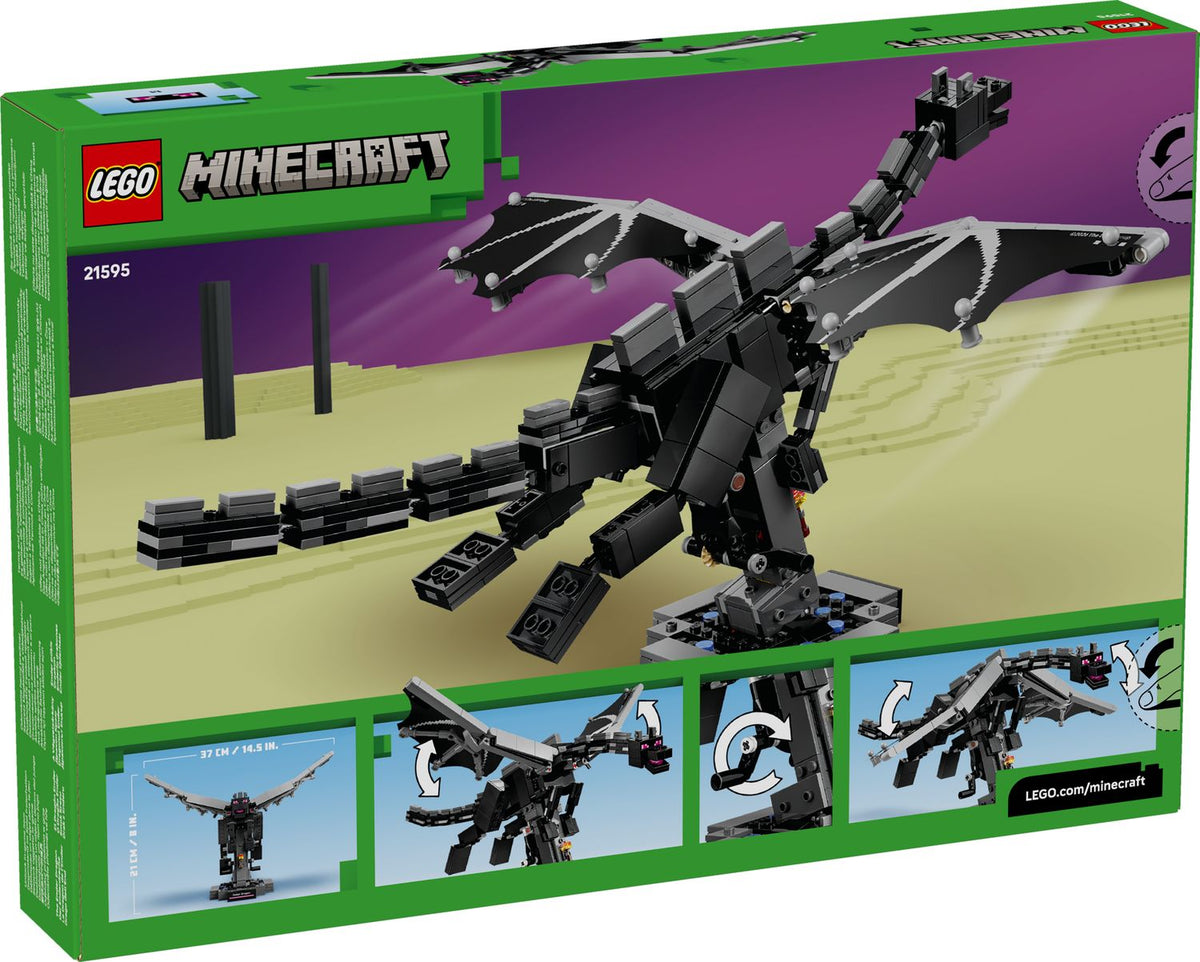 Toys at Foys - LEGO Minecraft 21595 The Ender Dragon - box back