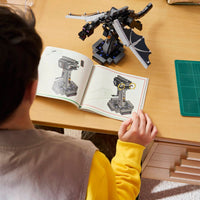 Toys at Foys - LEGO Minecraft 21595 The Ender Dragon - play scene 4