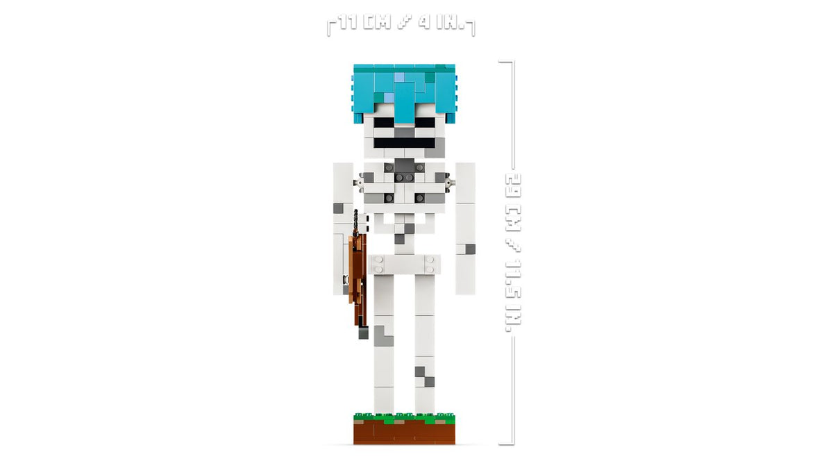 Toys at Foys - LEGO Minecraft 21594 The Skeleton - model detail 3