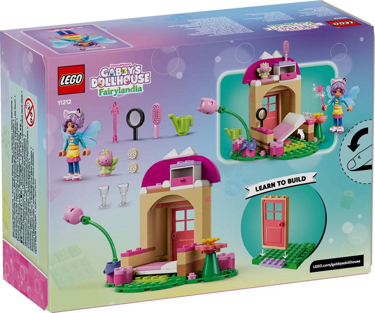 Toys at Foys - LEGO Gabby's Dollhouse 11212 Kitty Fairy's Garden House - box back
