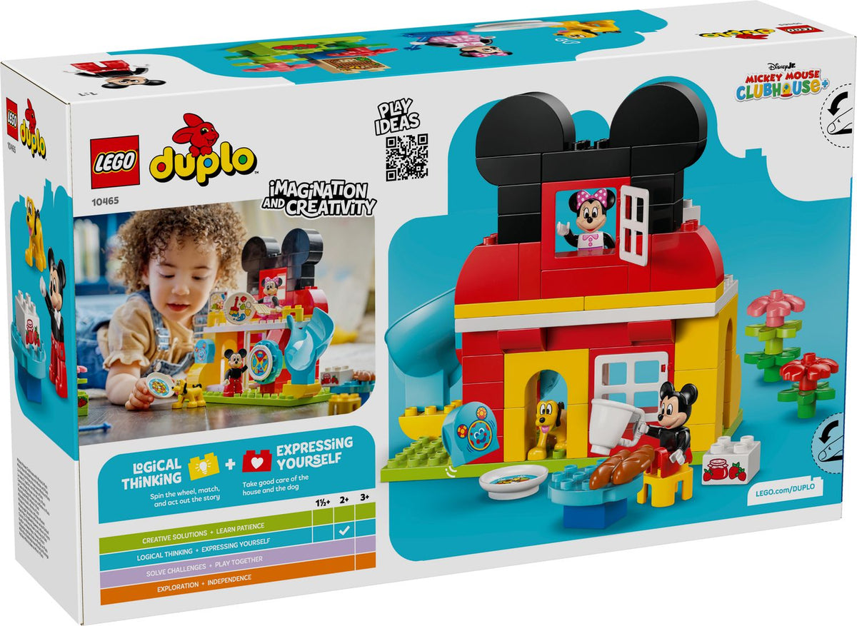 Toys at Foys - LEGO DUPLO 10465 Mickey Mouse Clubhouse with Minnie & Pluto - box back