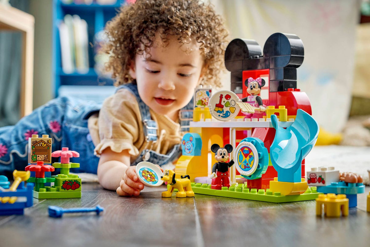Toys at Foys - LEGO DUPLO 10465 Mickey Mouse Clubhouse with Minnie & Pluto - display setting 2