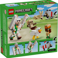 Toys at Foys - LEGO Minecraft 21592 Chicken Jockey Desert Attack - box back