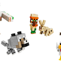 Toys at Foys - LEGO Minecraft 21592 Chicken Jockey Desert Attack - built model