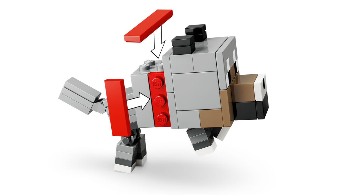 Toys at Foys - LEGO Minecraft 21592 Chicken Jockey Desert Attack - model detail 5