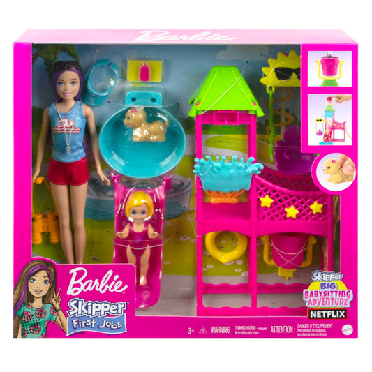 Barbie Skipper First Jobs Doll And Waterpark Playset