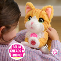 FurReal Bella the Biscuit-Making Kitty interactive orange and white plush cat – view 4