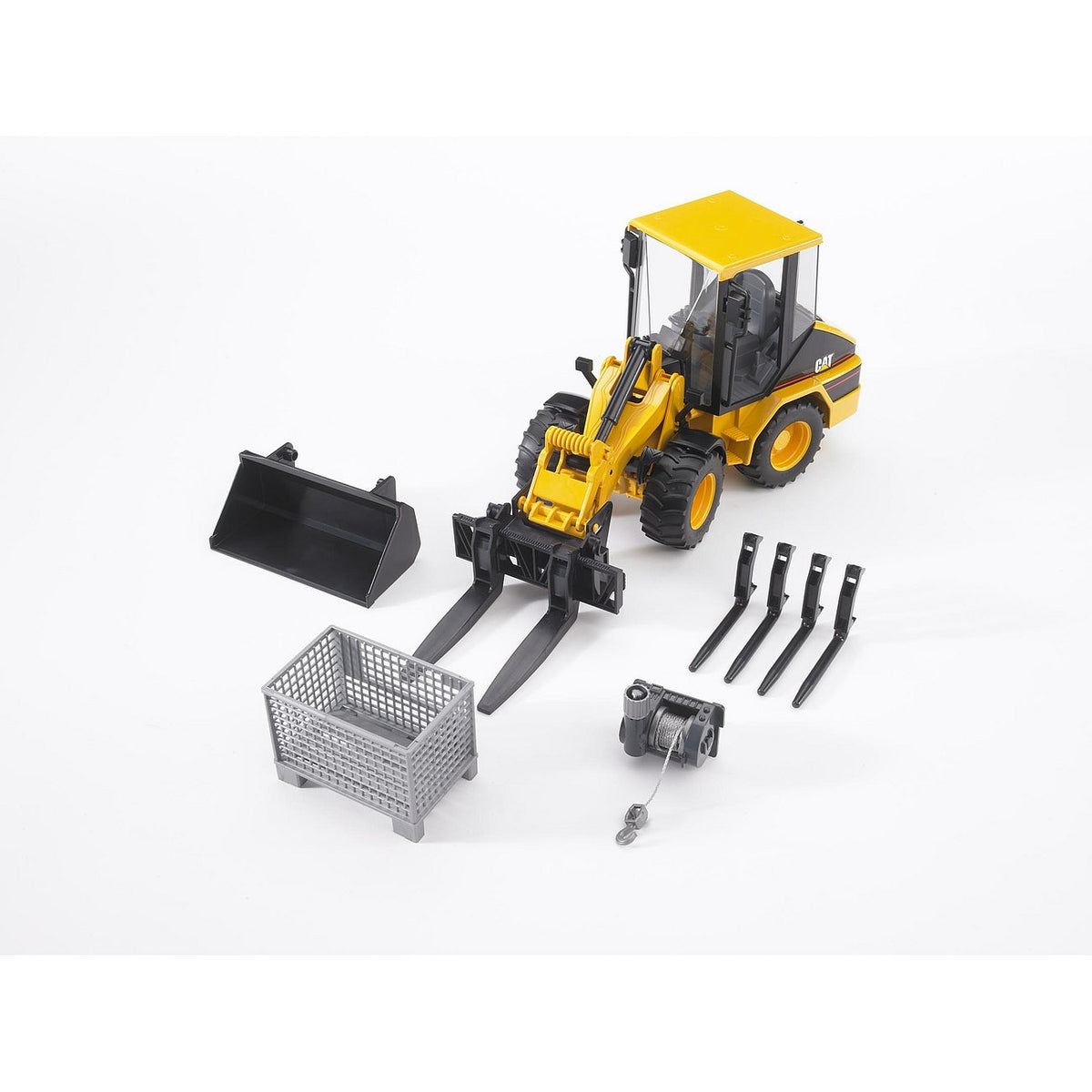 Bruder - Pallet Cable Winch and Forks Accessory Set