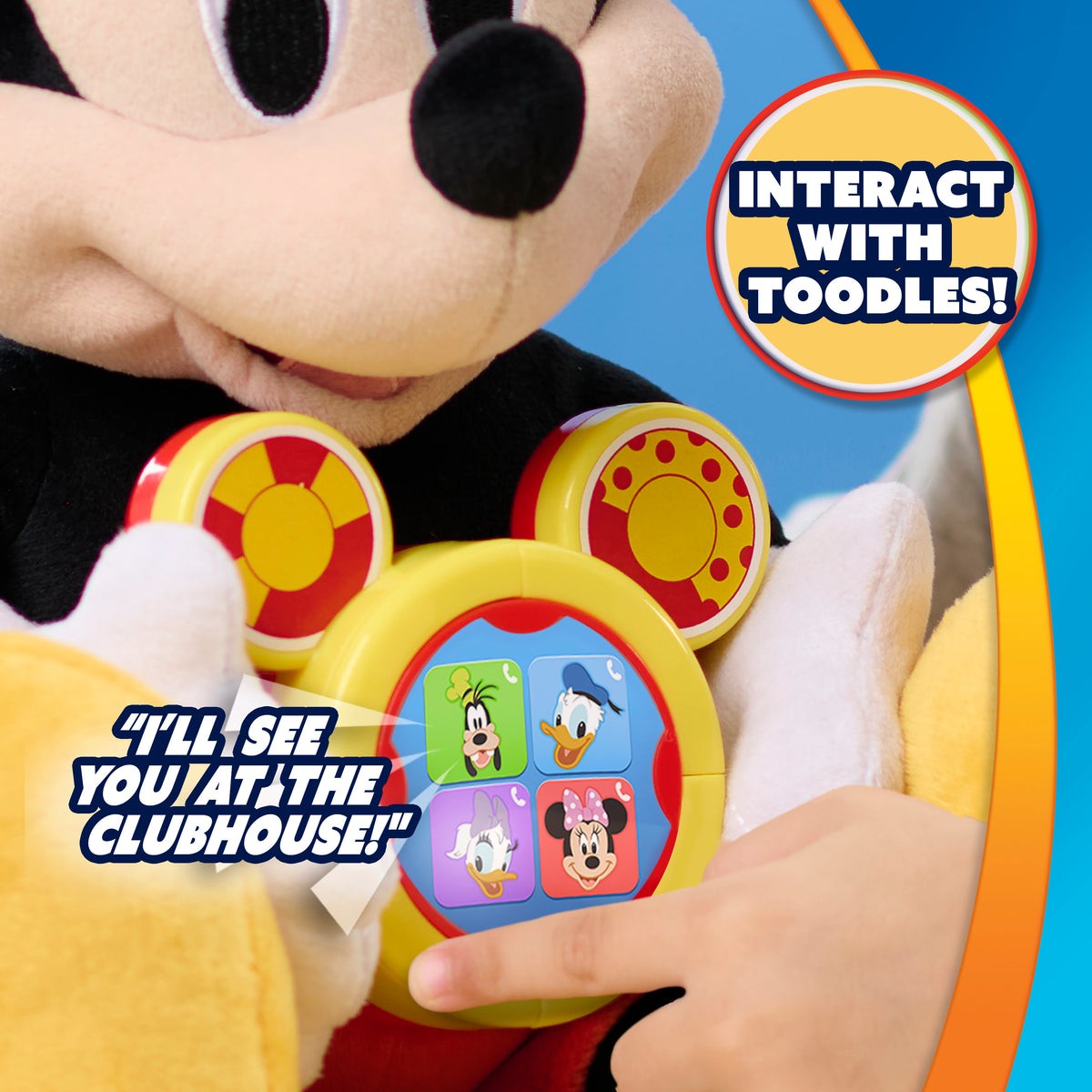 Disney Junior Oh, Toodles! interactive Mickey Mouse plush with Toodles screen – view 5