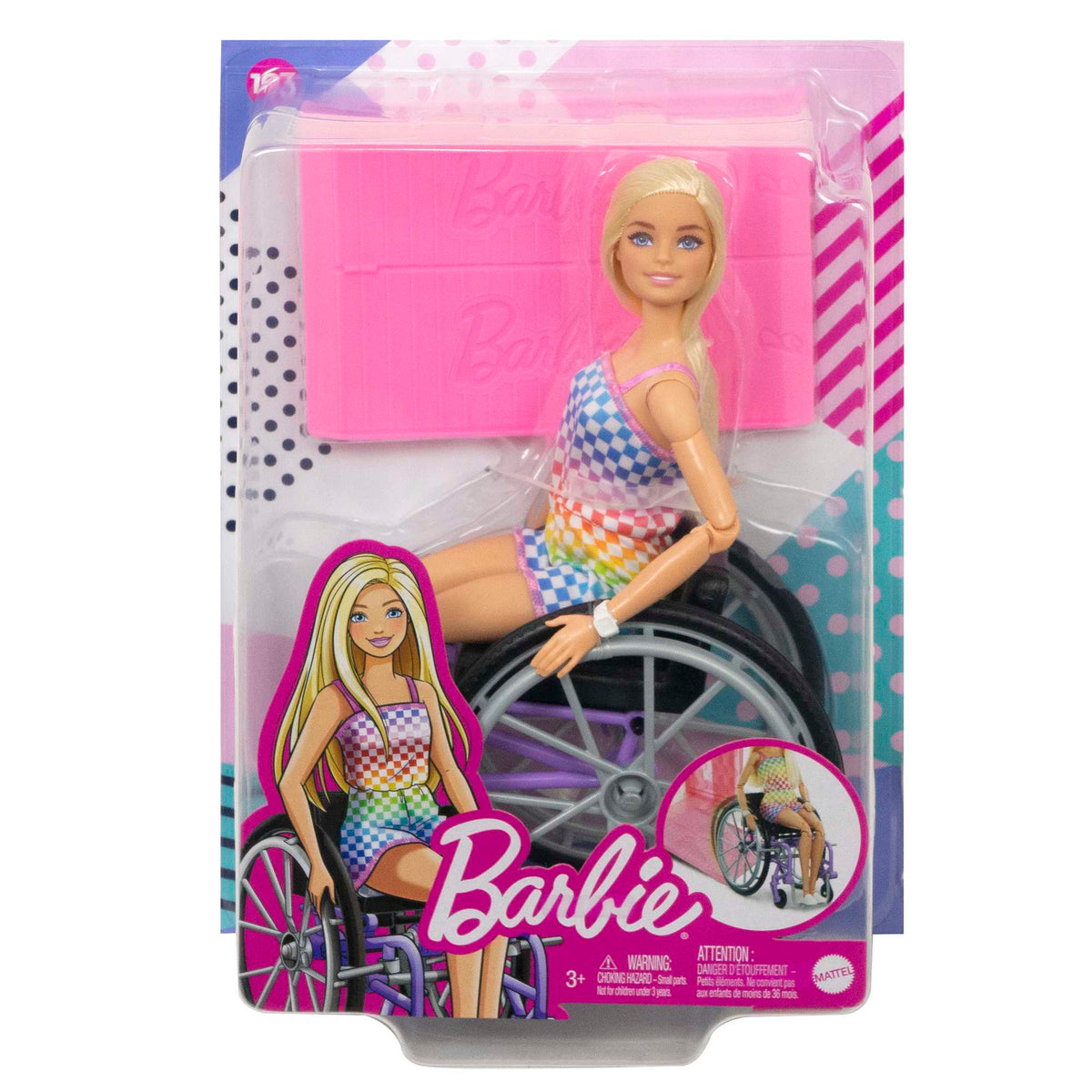 Barbie Fashionistas Blonde Doll Wheelchair And Ramp