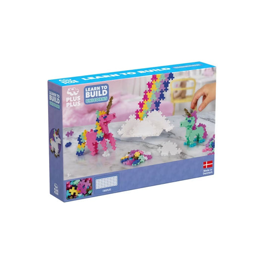 Plus-Plus Learn To Build Unicorns Creative Building Set