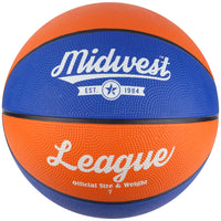 Midwest League Basketball Blue/Orange Size 7