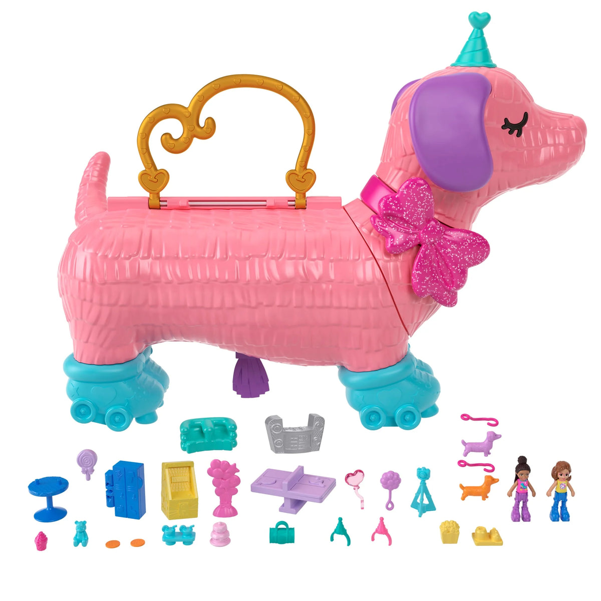 Polly Pocket Dolls Puppy Party Playset