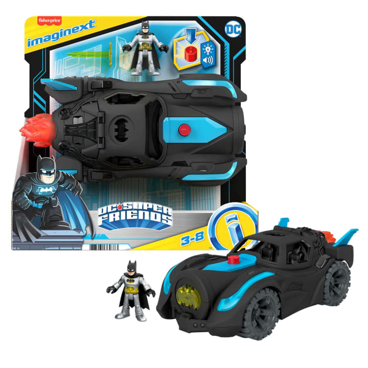 Fisher-Price Imaginext DC Super Friends Batmobile &amp; Figure