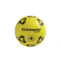 Kickmaster Black and Yellow Backpack Training Football Set