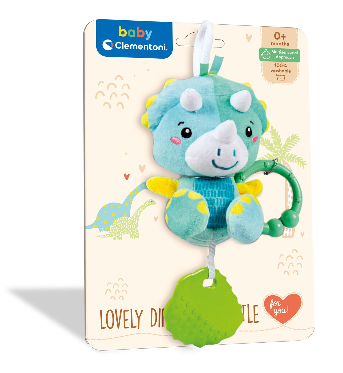 Baby Dino Soft Rattle