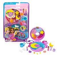 Polly Pocket Dolls Sparkle Cove Adventure Unicorn Floatie Compact