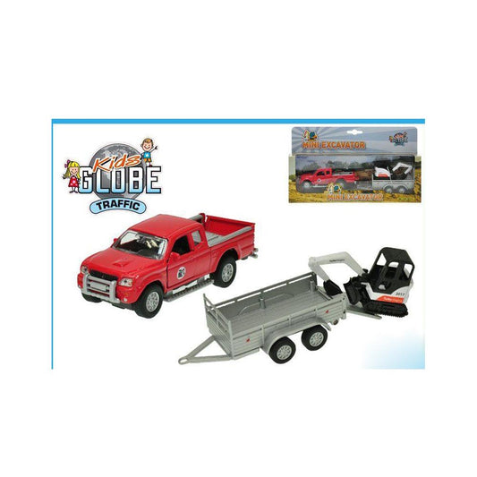 Kids Globe Pajero with Mini Excavator