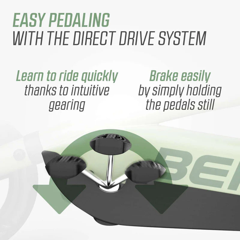 easy pedalling on go kart 