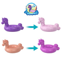 Polly Pocket Dolls Sparkle Cove Adventure Unicorn Floatie Compact